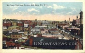 Birds Eye View from Prospect Hill - Sioux City, Iowa IA