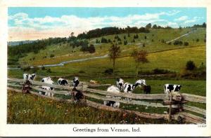 Indiana Greetings From Vernon Curteich