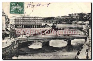 Postcard Old Mayou Bayonne Bridge and the Theater
