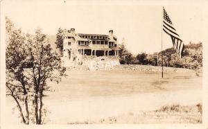 B55/ Black Hills North Dakota ND Real Photo RPPC Postcard c1920 State Game Lodge