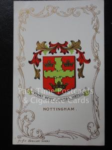 c1906 - NOTTINGHAM - Heraldic Coat of Arms