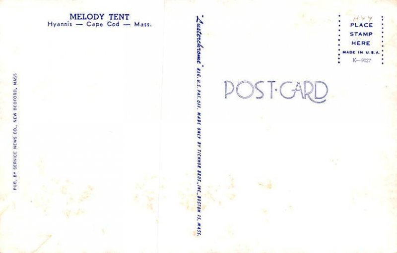 Melody Tent Cape Cod - Hyannis, Massachusetts MA