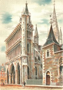 Dijon l'Eglise Notre-Dame Roman Catholic Church Dijon France Postcard
