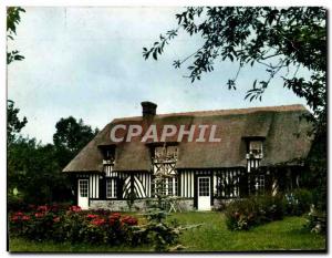 Modern Postcard Normandy House Norman thatched