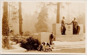 Vancouver BC The Harding Memorial Stanley Park British Columbia RP Postcard H36