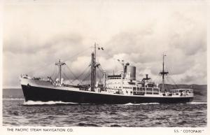 SS Cotopaxi Pacific Steam Navigation Company Ship Old RPC Postcard