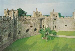 Postal 61338 : Framlingham Castle Suffolk. Interior view looking south