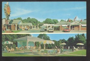 VICKSBURG MISSISSIPPI MAGNOLIA MOTOR HOTEL RESTAURANT ADVERTISING POSTCARD