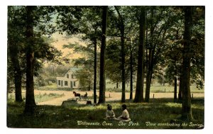 CT - Willimantic. The Park, Overlooking the Spring