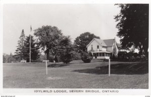 RP: SEVERN BRIDGE, Ontario, Canada, 1920-40s; Idylwild Lodge