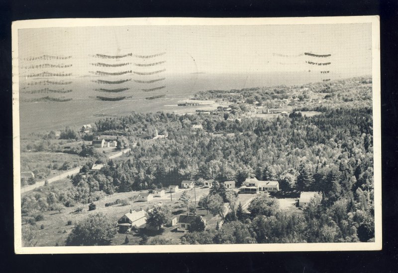 Lincolnville Beach, Maine/ME Postcard, Bonnie Ridge Cabins, 1949!