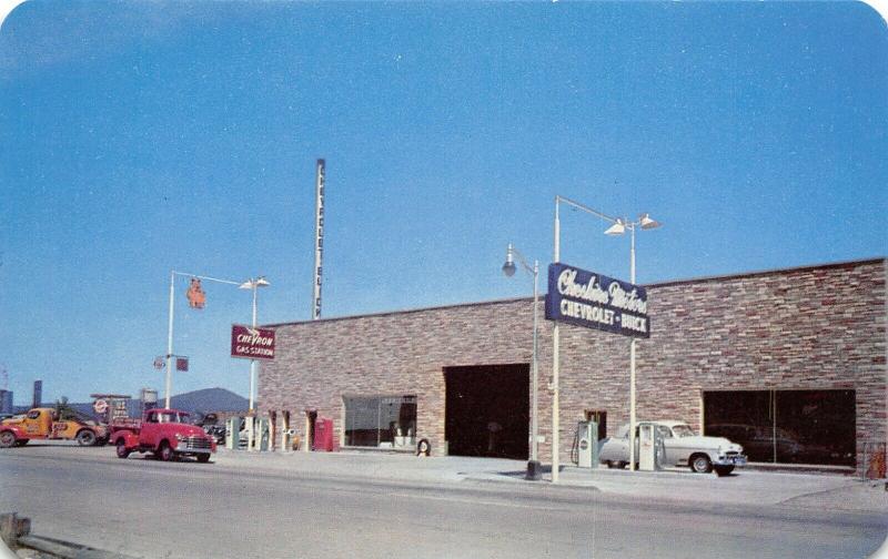 Williams AZ Cheshire Motors Chevrolet-Buick Car Dealership~Rt 66~Wrecker~Chevron 