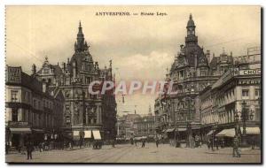 Antverpeno -Carte Postale Ancienne Strato Leys Esperanto Instituto