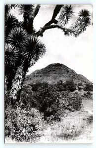 RPPC SAN JUAN TEOTIHUACAN, Mexico ~ PYRAMID of the MOON c1950s Postcard