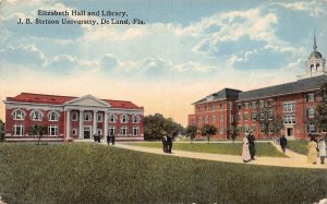 J86/ Deland Florida Postcard c1910 Elizabeth Hall Stetson University 425