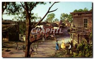 Postcard Main Street Modern Ghost Town Knott & # 39s Berrry Farm Buena Park C...
