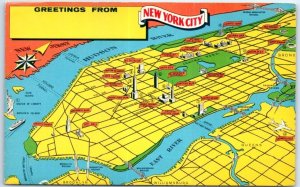 Postcard - Greetings From New York City, New York