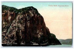 1909 View of Trinity Rock Saguenay Rock Canada Posted Antique Postcard