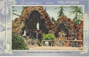 The Shrine of Our Lady of Lourdes Altadena California