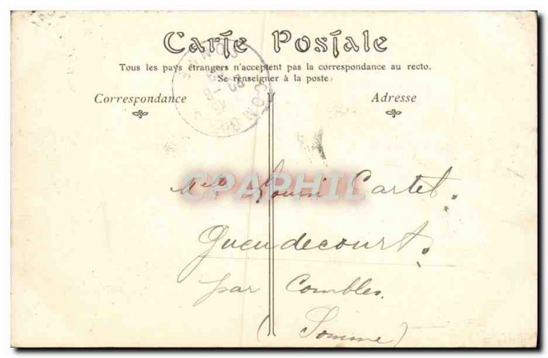 Old Postcard Chateau de Chantilly View of Jack Bustle