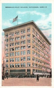 Vintage Postcard 1920's Rorabaugh-Wiley Building Hutchinson Kansas KS