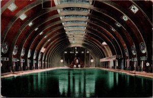 Interior Broadwater Natatorium Helena Montana Postcard PC76