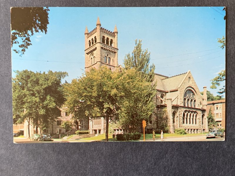 Second Congregational Church Rockford IL Chrome Postcard H1272081345
