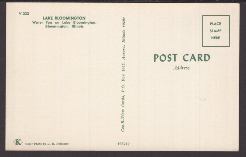 Illinois Bloomington, Water Fun on Lake Bloomington ~ Chrome