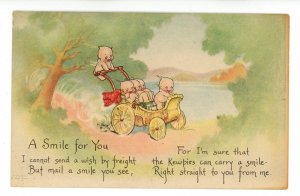 Kewpies by Rose O'Neill. Pub. By Gibson Art A Smile For You