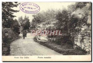 Old Postcard Mont Saint Odile Roman Gate