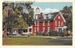 Frederick Maryland Hood College Brodbeck Hall Antique Postcard K77568 