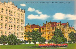 St Marys University Campus View  - San Antonio, Texas TX Postcard
