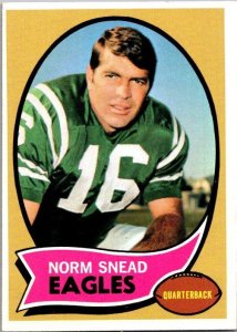 1970 Topps Football Card Norm Snead Philadelphia Eagles sk21527