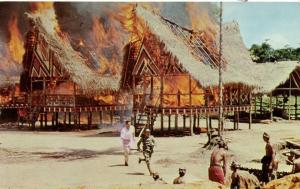 suriname, Movie The Spiral Road, Rock Hudson, Burning Indonesian Houses (1962)