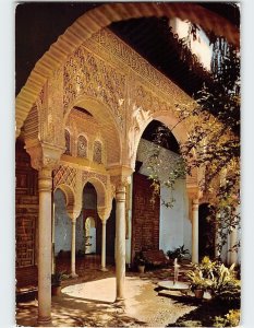 Postcard The Palace Gallery, Generalife, Granada, Spain