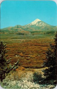 Hahns Peak Northwestern Colorado Scenic Mountain Landscape Chrome Postcard 
