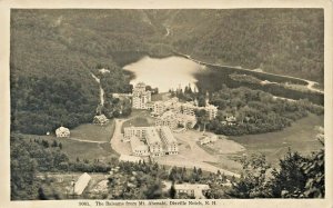 Dixville Notch NH Aerial View The Balsams From MT Abenaki Real Photo Postcard