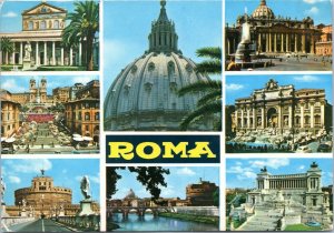 postcard Rome, Italy multiview