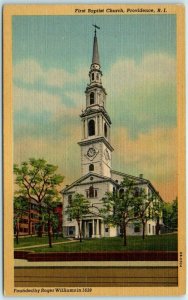 M-34039 First Baptist Church Providence Rhode Island