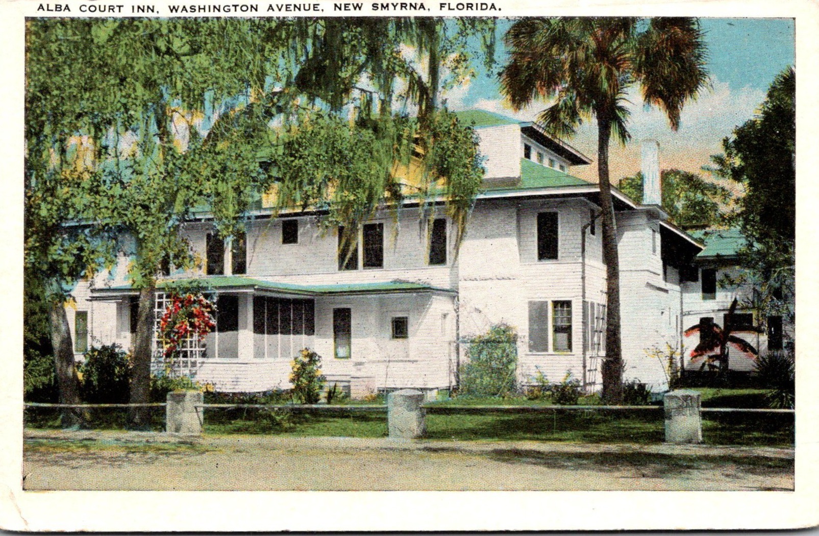 Florida New Smyrna Beach The Alba Court Inn Washington Avenue United