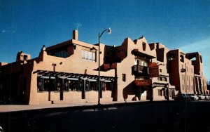 USA La Fonda Hotel Santa Fe New Mexico Chrome Postcard 08.65