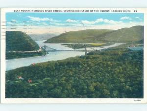 W-Border BRIDGE SCENE Manitou & Fort Montgomery - Near Peekskill NY H8834