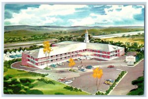 c1940 Greenwich New Englander Motor Hotel Greenwich Connecticut Vintage Postcard