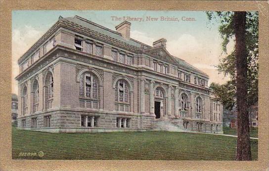 Connecticut New Britain The Library 1911