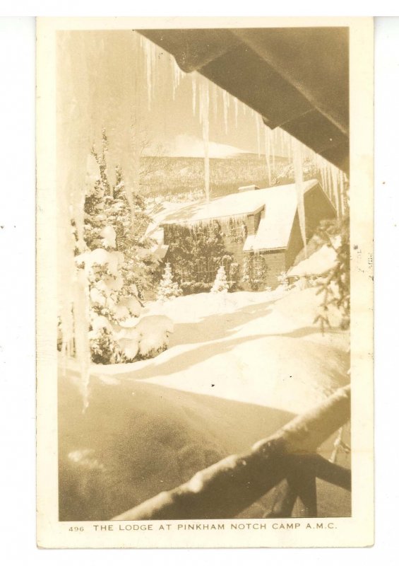 NH - White Mtns. Pinkham Notch, Lodge at Appalachian Mtn Club Camp   RPPC