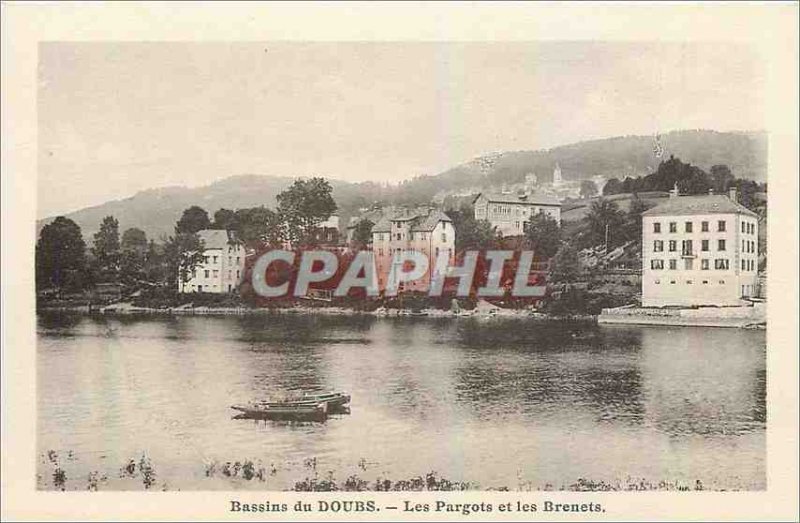 Old Postcard Basins of Doubs Pargots and Brenets