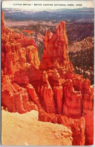 1920 Little Bryce Bryce Canyon National Park Utah UT Posted Postcard