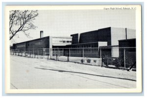 c1940s Ligon High School, Raleigh North Carolina NC Unposted Postcard 