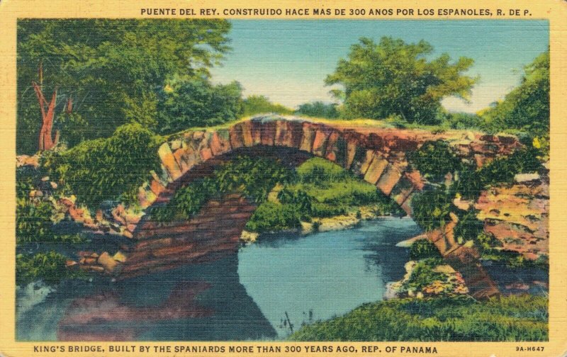 USA Republic of Panama King's Bridge built by the Spaniards 04.20