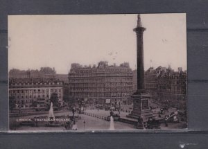 GREAT BRITAIN, LONDON, TRAFALGAR SQUARE, c1910 Tuck's Silverette ppc., unused.